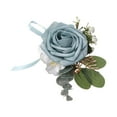 thumbnail image 1 of wtgtog Rose Wedding Wrist Flower Corsage, Artificial Flower Accessories for Men and Women, Suitable for Bridesmaids Guests and Formal Events, Exquisite Design with Ribbons and Berries, 1 of 2