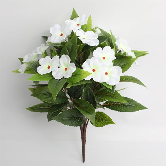wtgtog Simulation Impatiens Azalea, Artificial Flowers for Home Garden Wedding Decor, Lifelike Design Low Maintenance, Versatile for Living Room Outdoor Spaces Adding Fresh Vibe