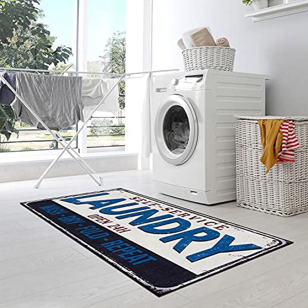 wunderlin Laundry Room Collection NonSlip and Washable Laundry Room