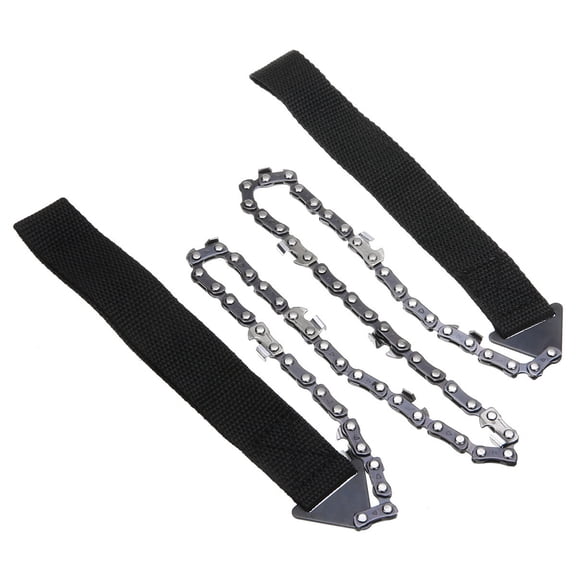 wuyuhangppo 11 teeth Pocket Chainsaw For Camping Manual Chain Saw Survival Wire Saw -Rope Chain Saw For Cutting Tree Limbs