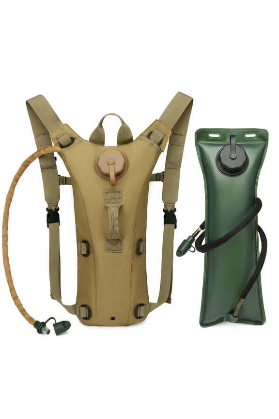 Sport Hydration Pack Backpack Water-proof Nylon Water Bag with 3 Liter Bladder for Hiking Cycling Climbing