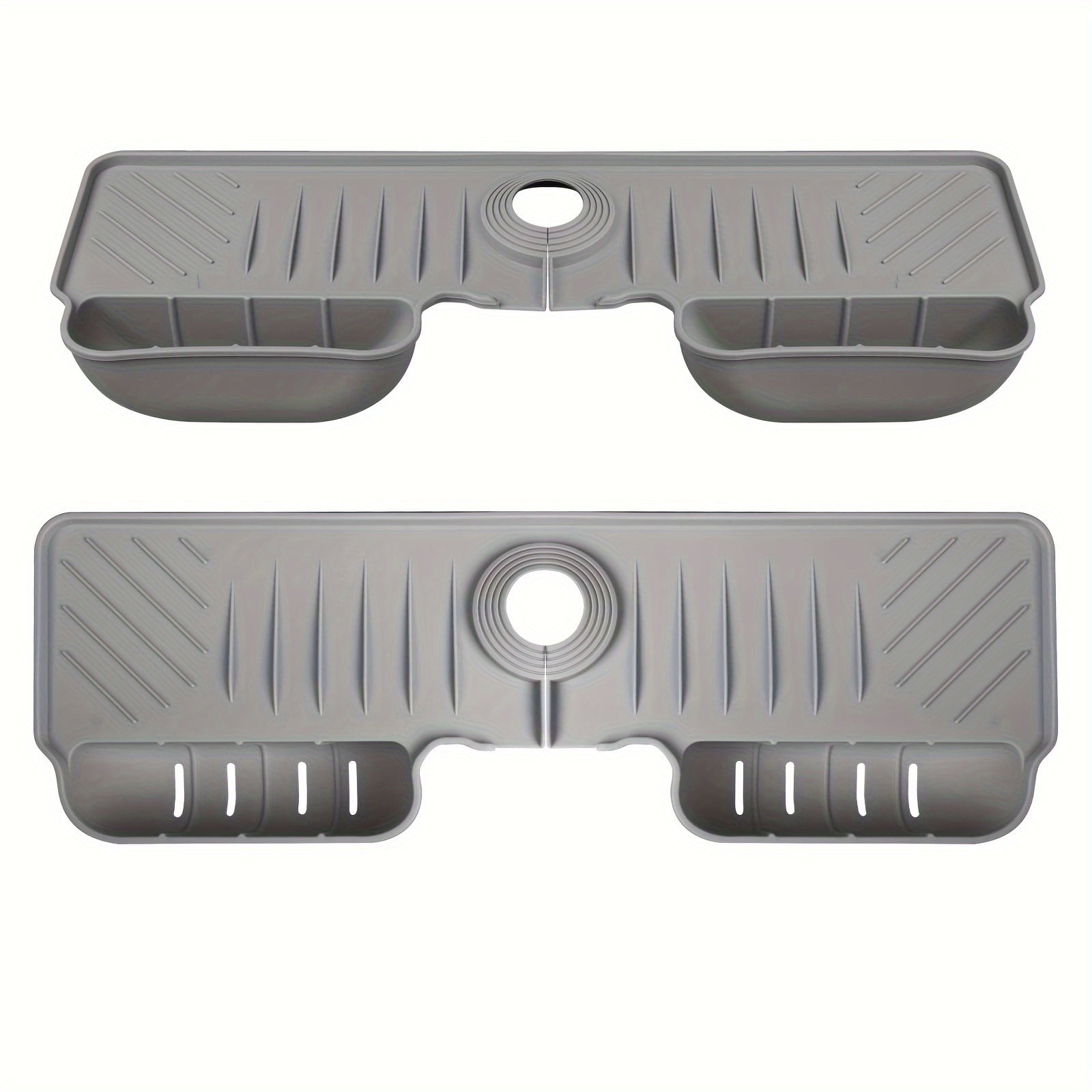 wwbo MultiUse Silicone Kitchen Sink Organizer Faucet Splash Guard