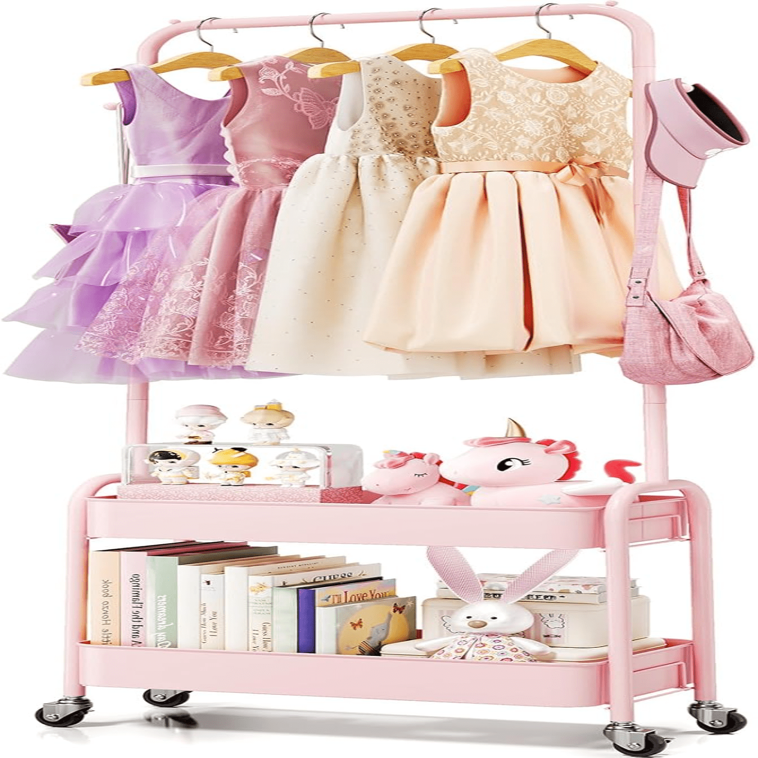 wxysydf Clothing Rack Small Clothes Racks for Hanging Clothes Garment ...