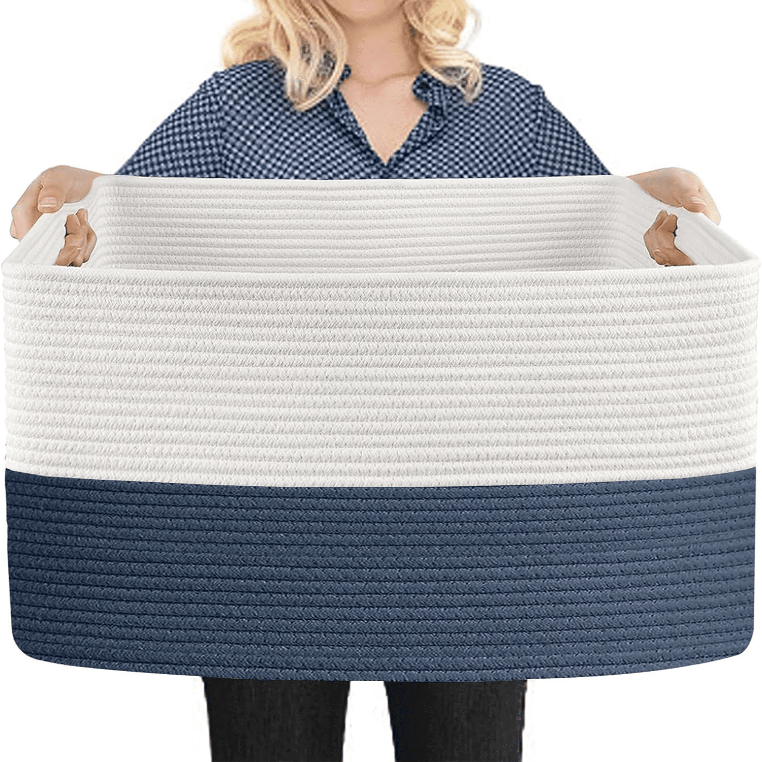 wxysydf Extra Large Rope Basket 23.6