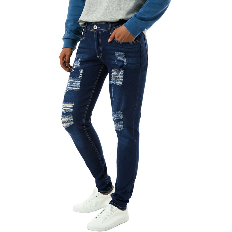 Blue Jeans For Men: Ripped, Skinny, Royal, Navy, Blue Jeans