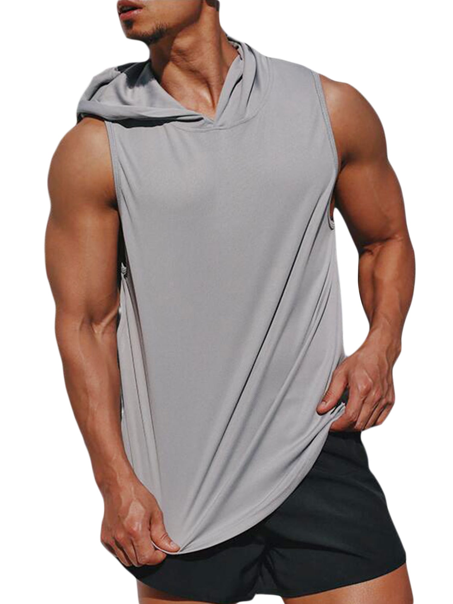 Mens women fitness gyms running quick drying basketball Tank top Fitness  sleeveless Round neck shirt breathable Sports vest