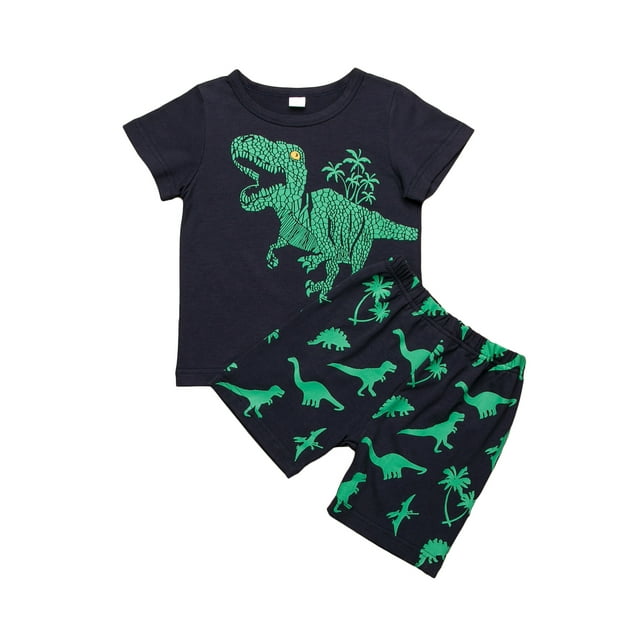 Toddler Baby Boy Clothes Short Sleeve Dinosaur Lebanon