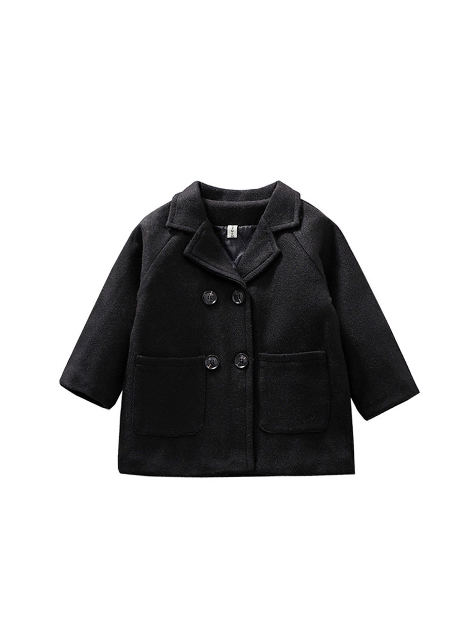 Girls shop black peacoat