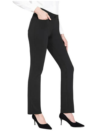 AherBiu Womens Work Pants High Waisted Slim Tight Pencil Pants Business  Casual Leggings Trousers Solid Color 