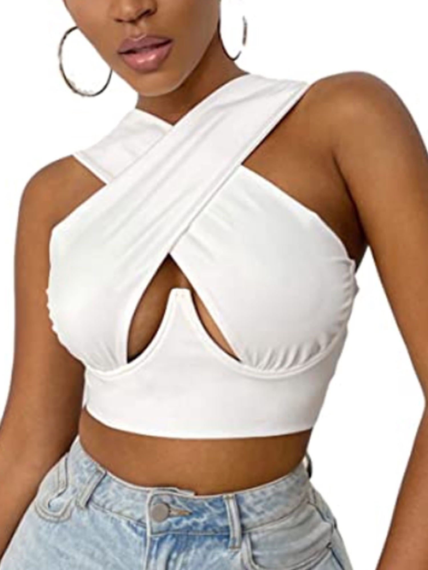 cut out tank top front