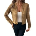 thumbnail image 1 of wycnly Bomber Jacket for Women Winter Coat for Women Going out Party Club Sexy Lace Hollow out Jacket Fall Lightweight Thin Long Sleeve Stand Neck Zip up Outerwear Weekly, 1 of 6