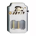 thumbnail image 1 of wycnly Clearance Lighter Mecha Metal Rocker Lighter Transparent Tank Kerosene Lighter Metal Portable Lighter Windproof Lighter Lighters Gifts for Men Women, 1 of 7
