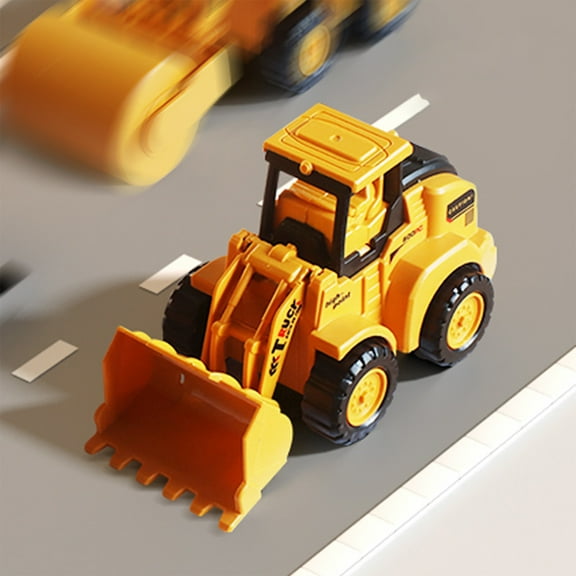 wycnly Kids Toys Engineering Vehicle Press Type Return Simulation Car Model Excavator Engineering Bulldozers Holiday Boys & Girls Kids Toys