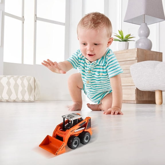 wycnly Kids Toys Summer Vehicle Harvester Excavator Toy for Childrens Gift Inertial Simulation Engineering Vehicle Toys for Ages