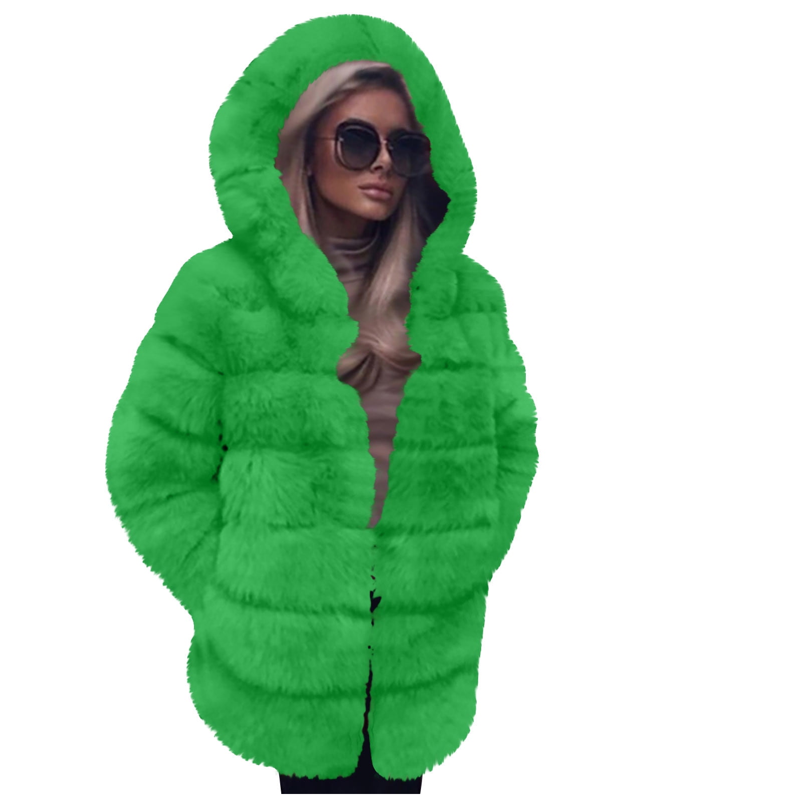 Fur Coat Women Fluffy Jacket Autumn Teddy Coat Plush Casual Winter Faux Fur Coat Female Overcoat