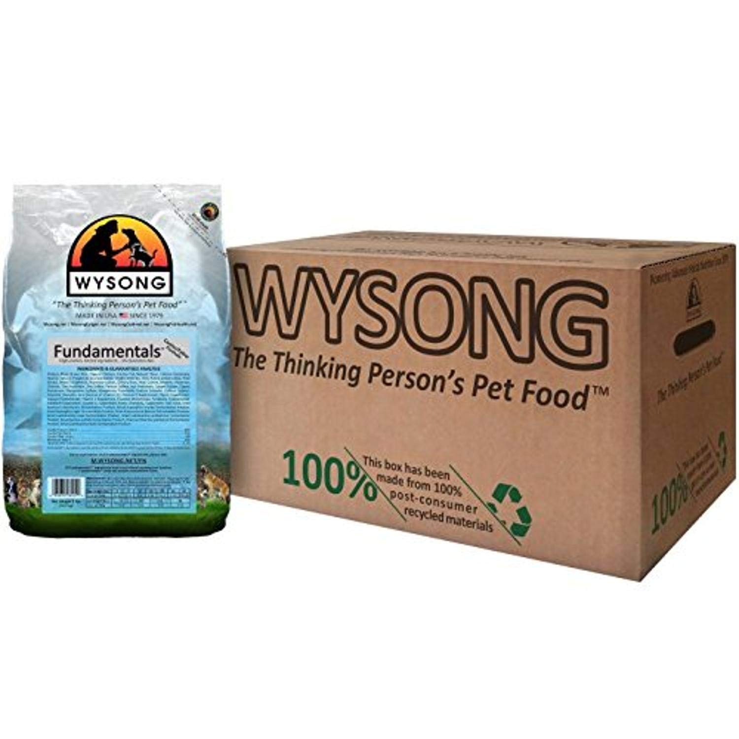 wysong fundamentals canine/feline formula dry dog/cat food, four, 5 lb
