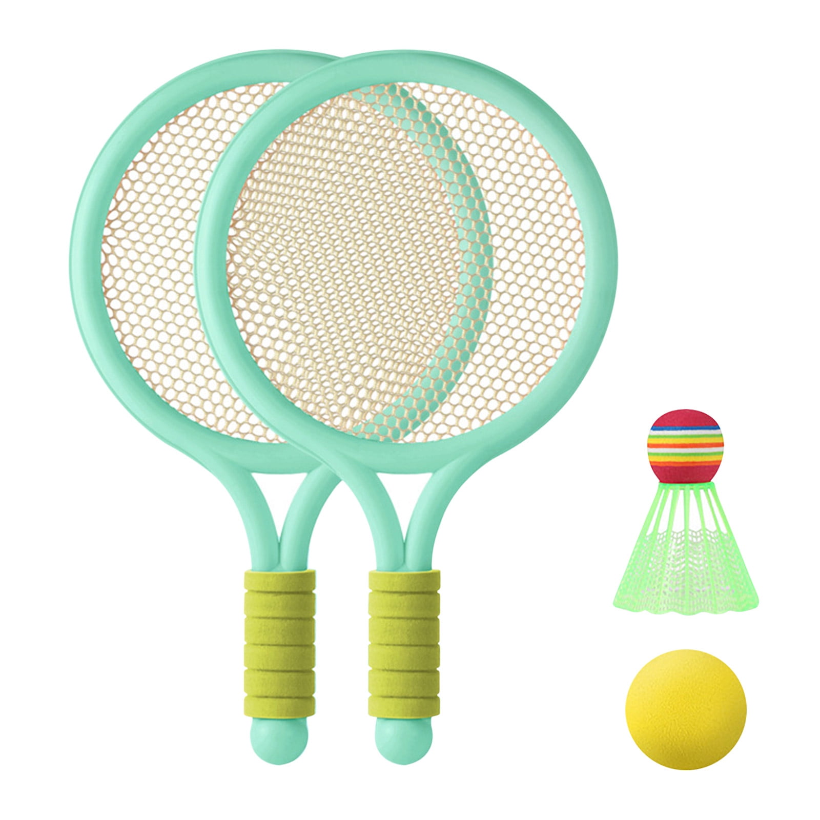 wznxdo Children's Badminton Racket Toys Set 2 Rackets 1 Tennis Ball 1 ...