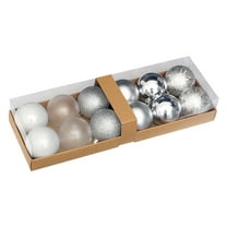 wznxdo Christmas Decorations 12 Christmas Balls Gift Box Hanging Decoration Shatterproof Mini Xmas Ornaments Christmas Baubles Pendants