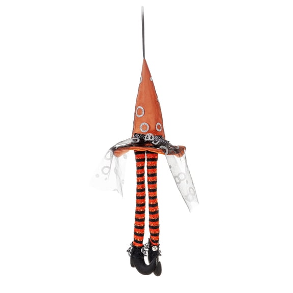 wznxdo Halloween/Haunted House Hanging Decoration with Light Luminous Wizard Hat Long Legs Pendant Cute Funny Doll Decor Party Ornament