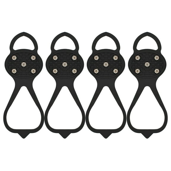 wznxdo Sale 2pcs Anti-Slip Snow Cleats for Winter Hiking Durable Spikes and Crampons with Non-Slip Grips - Enhance Your Step on Ice-Covered Boots and Shoes