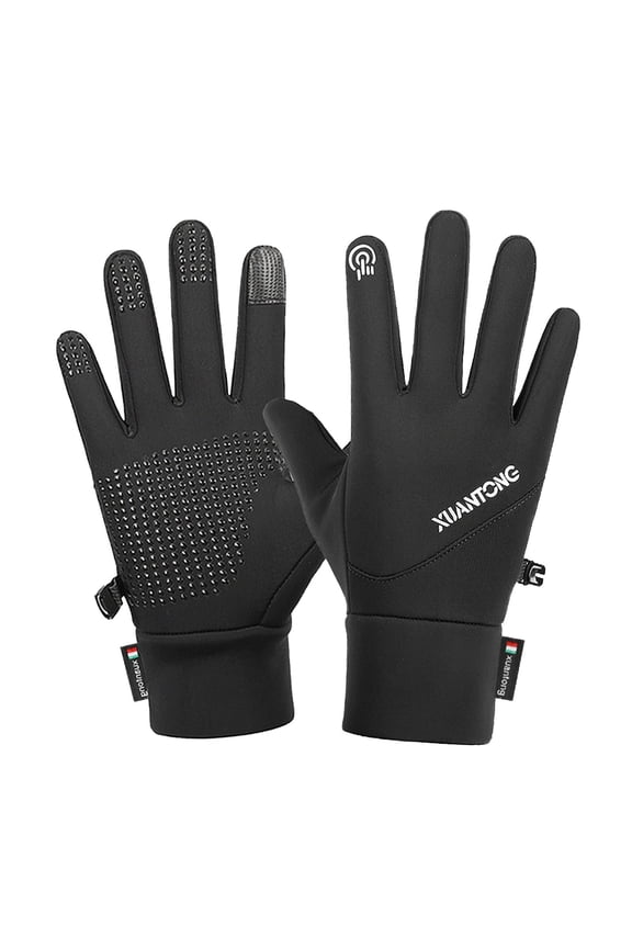 Thickened Winter Gloves: Velvet-lined for Warmth, Non-slip Design, Ideal for Outdoor Skiing, Comfortable, Soft, and Warm Supplies