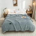 thumbnail image 1 of wznxdo Ultra-Soft Milk Fleece Blankets Flannel Velvet Waffle Throws Cozy Fluffy Throw Blanket for Couch Bed Sofa Thicken Warm Throw, 1 of 5