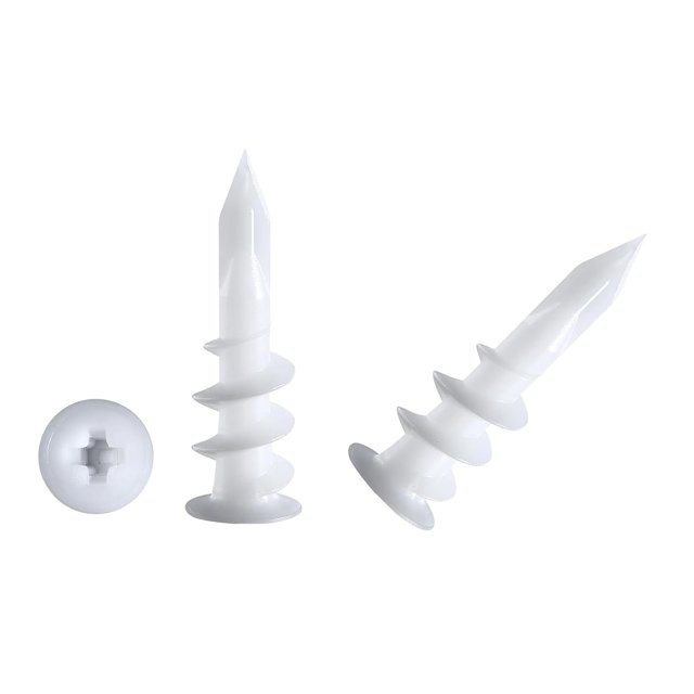 x 111/16” Self Drilling Drywall Plastic Anchors SelfTapping Anchors