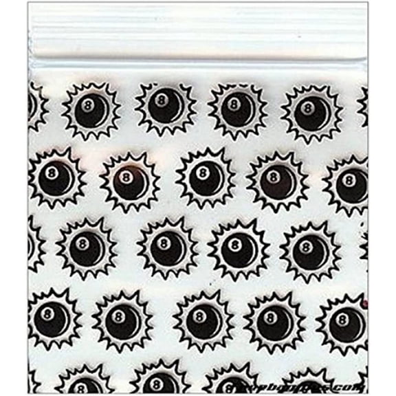 x 1.25" 8 Baggies Design Bags