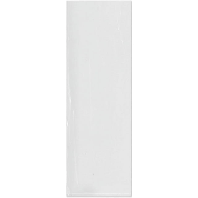 x 1 (Pack of 200), 2 Mil Flat Open Clear Plastic Bags