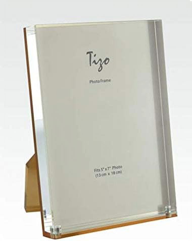 x 10" photo frame, backing, made in italy