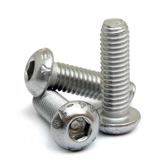 - x 10mm Button Head Socket Screws, ISO 7380, Marine Grade Stainless Steel A4, 250 Pack