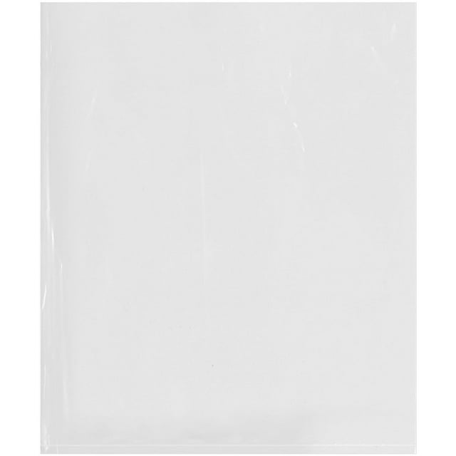 x 12" (Pack of 100), 4 Mil Flat Open Clear Plastic Bags