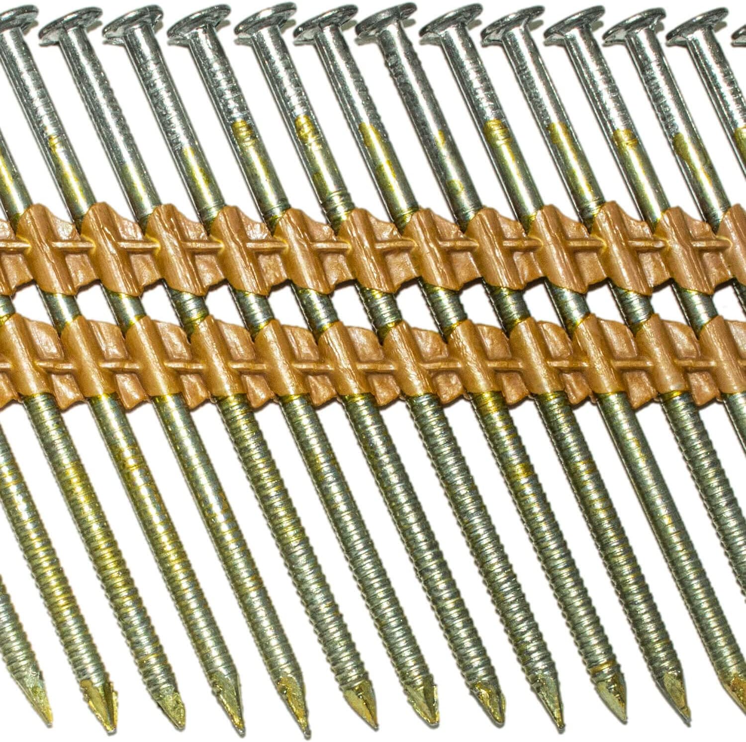 X .120" (10D) 21 Degree Vinyl Coated Plastic Collated Framing Nail
