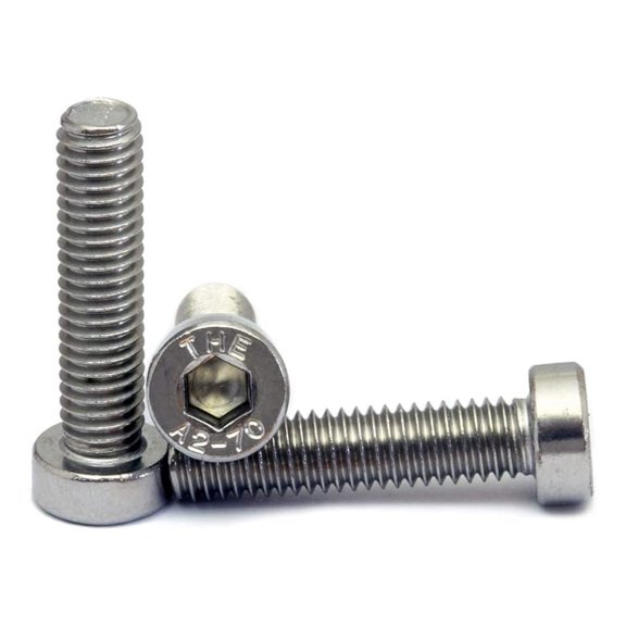 - x 16mm Low Head Socket Screws, DIN 7984, Stainless Steel, 50 Pack