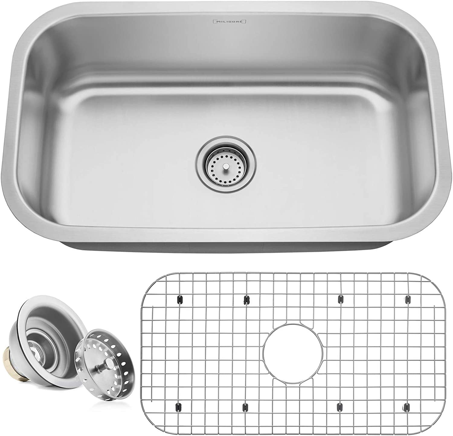 X 18 X 9 Deep Single Bowl Undermount 16 Gauge Stainless Steel Kitchen x-18-x-9-deep-single-bowl-undermount-16-gauge-stainless-steel-kitchen