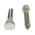 x 2 316 Stainless Steel Hex Head Lag Bolts Lag Screws Marine Grade (10