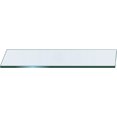 thumbnail image 1 of x 27"  Floating Glass Shelf - Shelf - Tempered - 3/8" Thick - Flat Polished Glass, 1 of 3