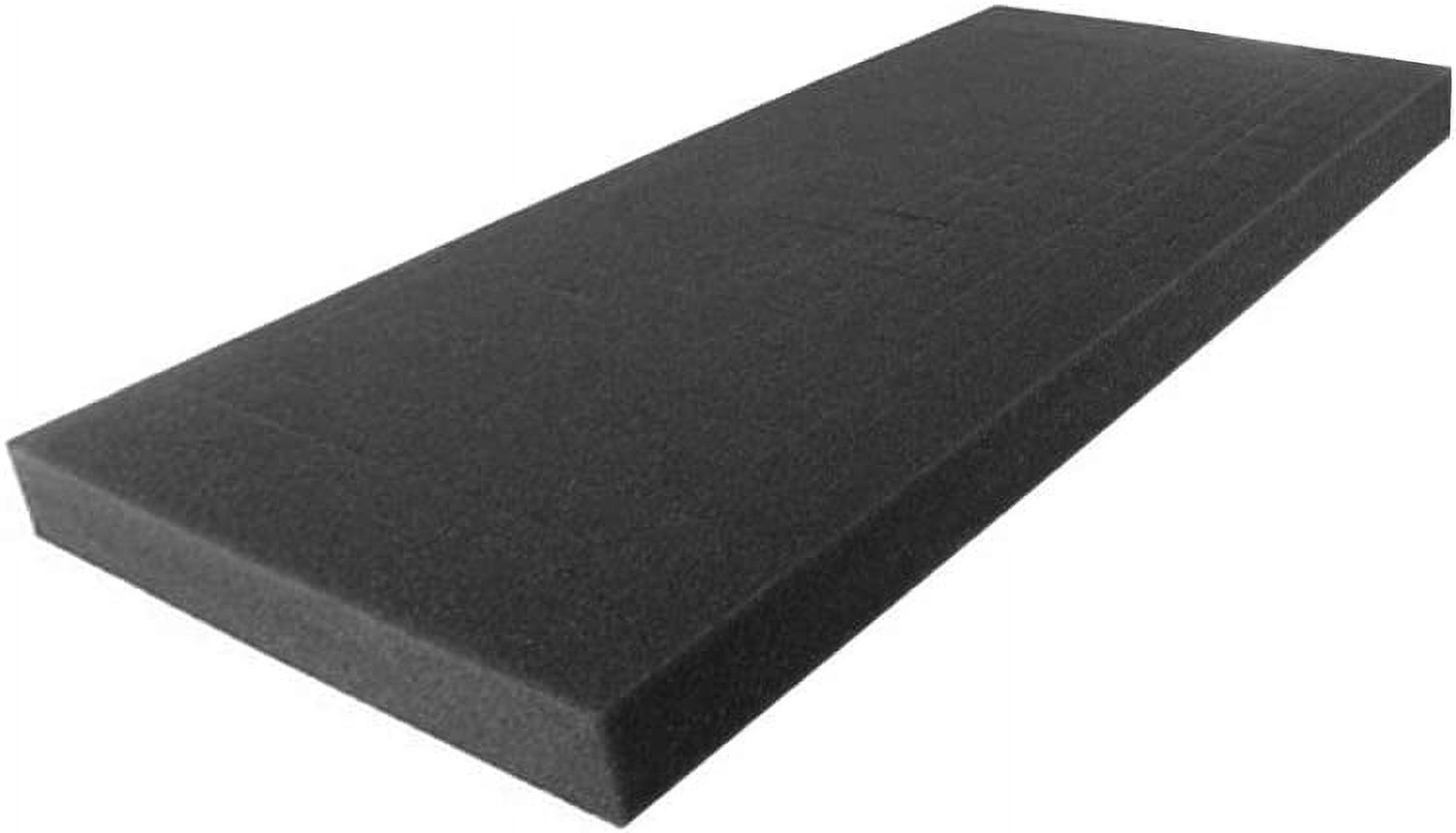 x 30" x 9 Charcoal High Density Upholstery Foam Cushion (Upholstery