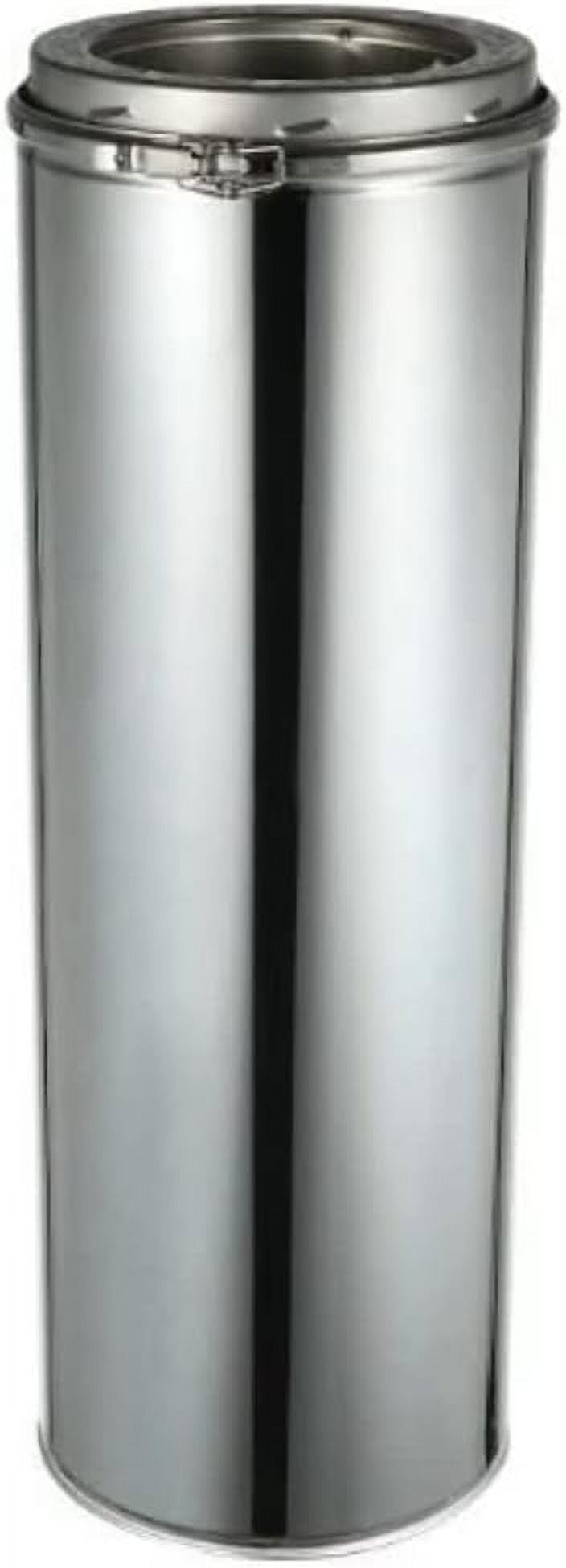 x 4 304 Stainless Steel All Fuel ClassA Double Wall Insulated Chimney