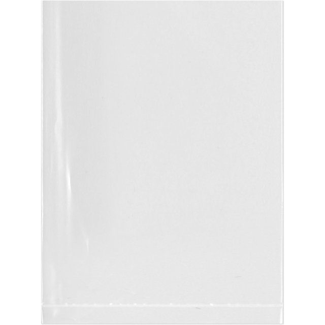 x 4" (Case of 1,000), 4 Mil Flat Open Clear Plastic Bags
