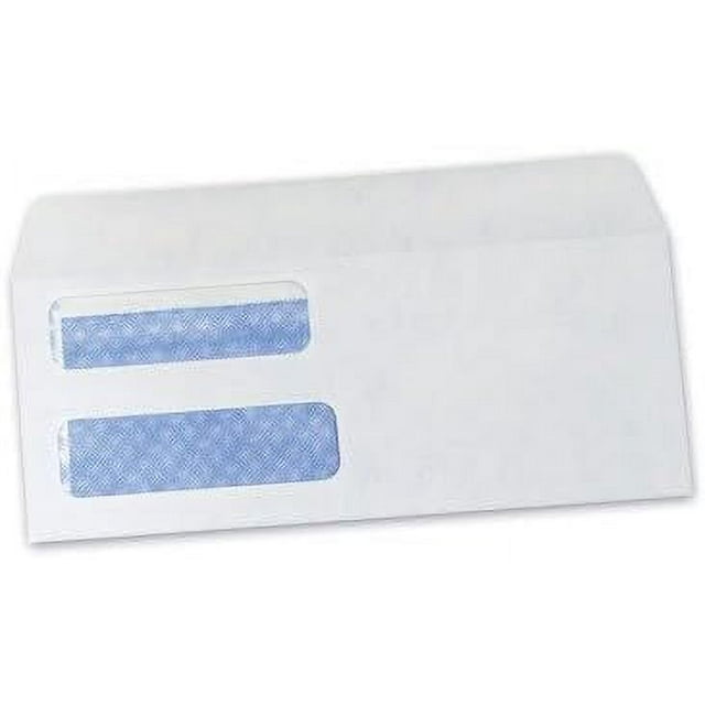 x 87/8" Gummed Flap Security Tinted Business Envelope with Double