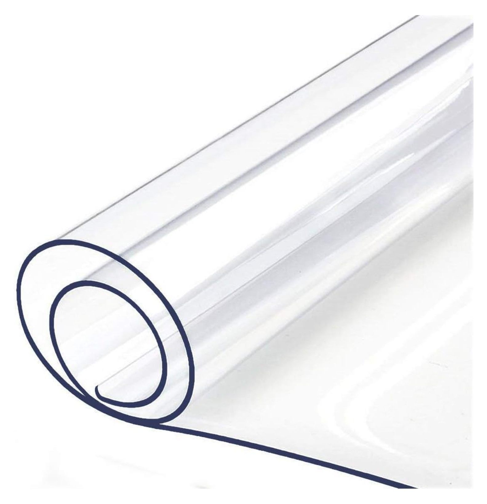 x 96 Inch Clear Table Protector Plastic Tablecloth Cover Wood Furniture