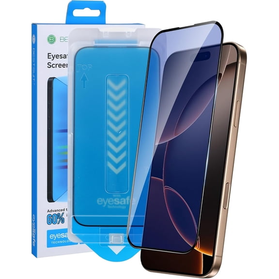 x BESTSUIT for iPhone 16 Pro Max Screen Protector [Blue Light] [Auto-Installation] for iPhone 16ProMax 6.9inch Tempered Glass Anti Blue-Light No Bubble HD Clear 9H Hardness Anti-Scratch
