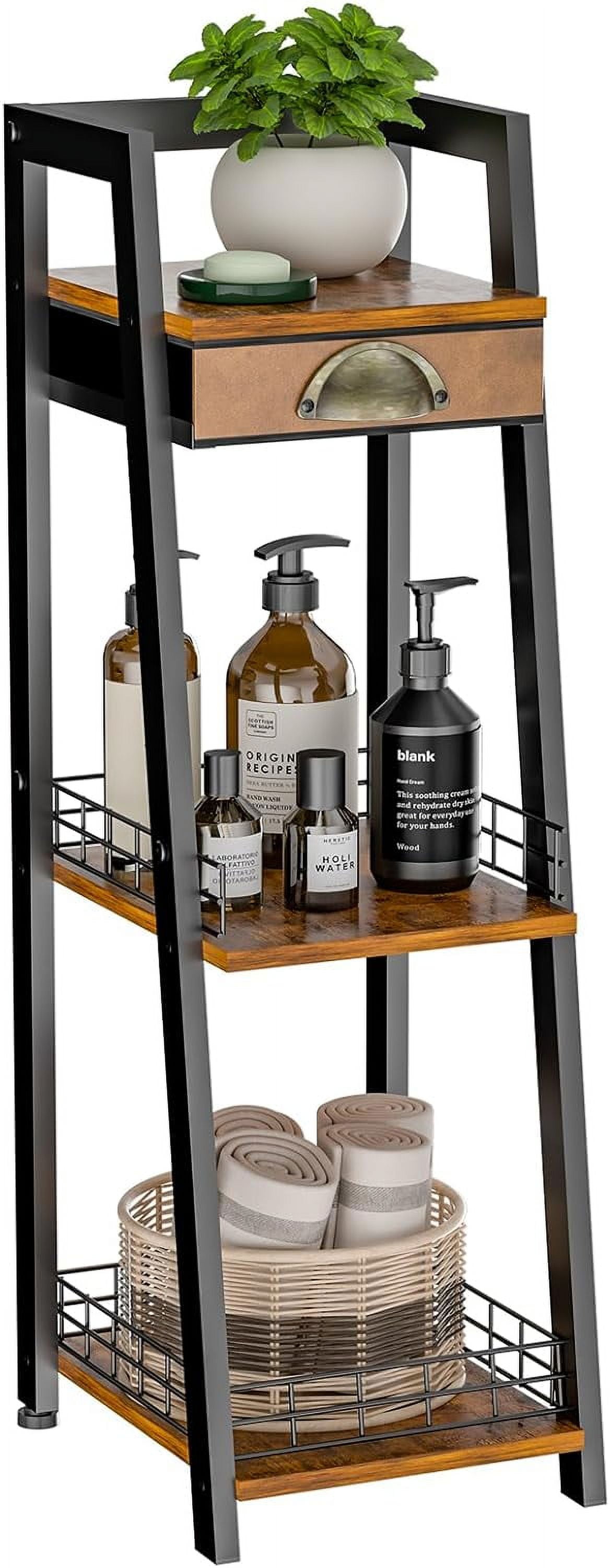 X-cosrack Parfümständer 3-ebenig Mit Schublade - Holz Organizer Für Düfte & Kosmetik