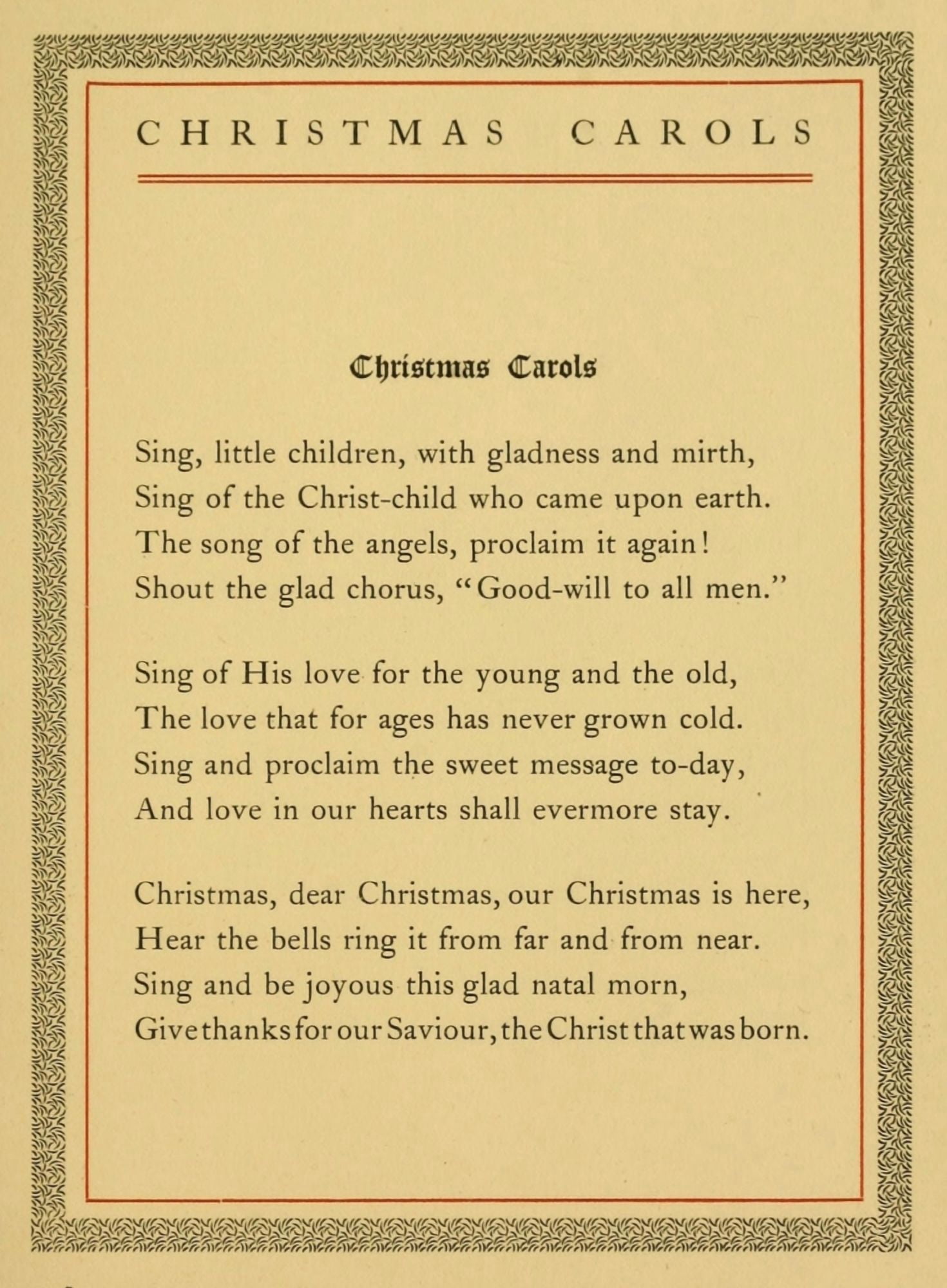 x-Finch Adelaide V Christmas Carols & other Songs 1903 Christmas Carol Canvas Art - (24 x 36)