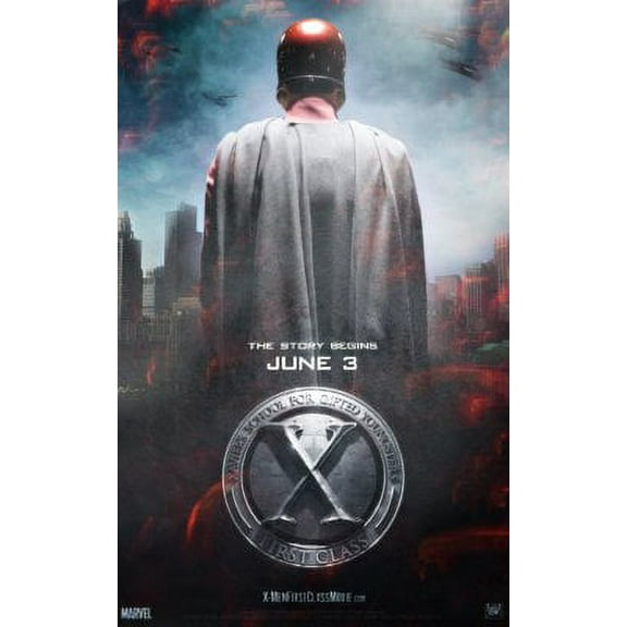 x-Men First Class Poster Metal Sign 8Inx 12In Metal Print 8x12 Square Adults Best Posters