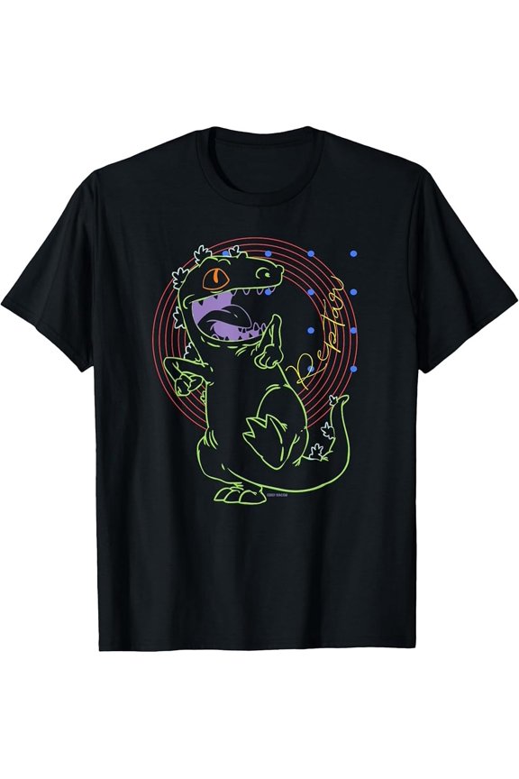 x Rugrats - Reptar - Retro Outline T-Shirt