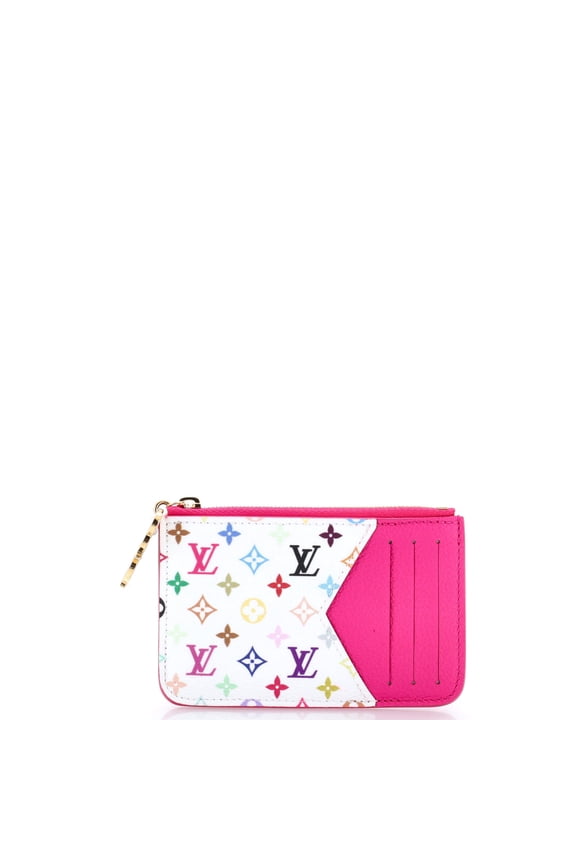 x Takashi Murakami Romy Card Holder Monogram Multicolor and Leather By Rebag