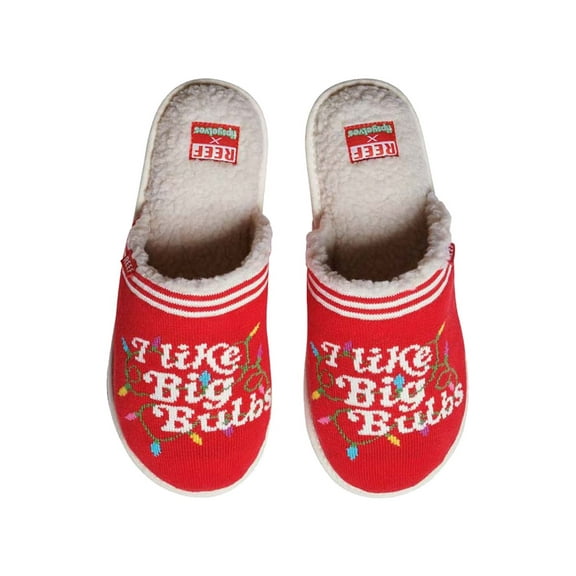 x Tipsy Elves I Like Big Bulbs Slippers [Festive]