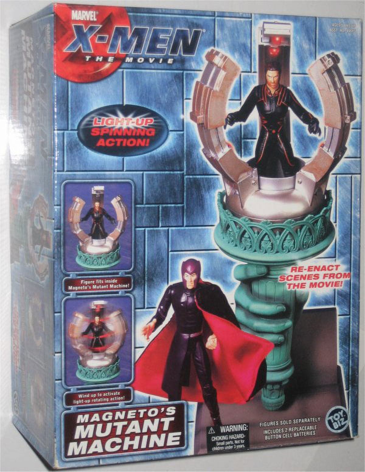 xmen the movie mutant machine toy biz (lightup spinning